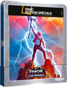 Thor : Love and Thunder (2022) de Taika Waititi - Édition Collector Spéciale Fnac Steelbook - Packshot Blu-ray 4K Ultra HD