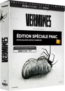 Vermines (2023) de Sébastien Vaniček - Édition Collector Exclusivité Fnac - Packshot Blu-ray 4K Ultra HD