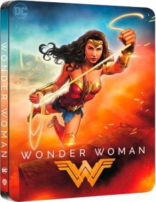 Wonder Woman (2017) de Patty Jenkins - Édition Comic Steelbook - Packshot Blu-ray 4K Ultra HD