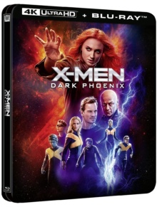 X-Men : Dark Phoenix (2019) de Simon Kinberg – Édition boîtier SteelBook - Packshot Blu-ray 4K Ultra HD