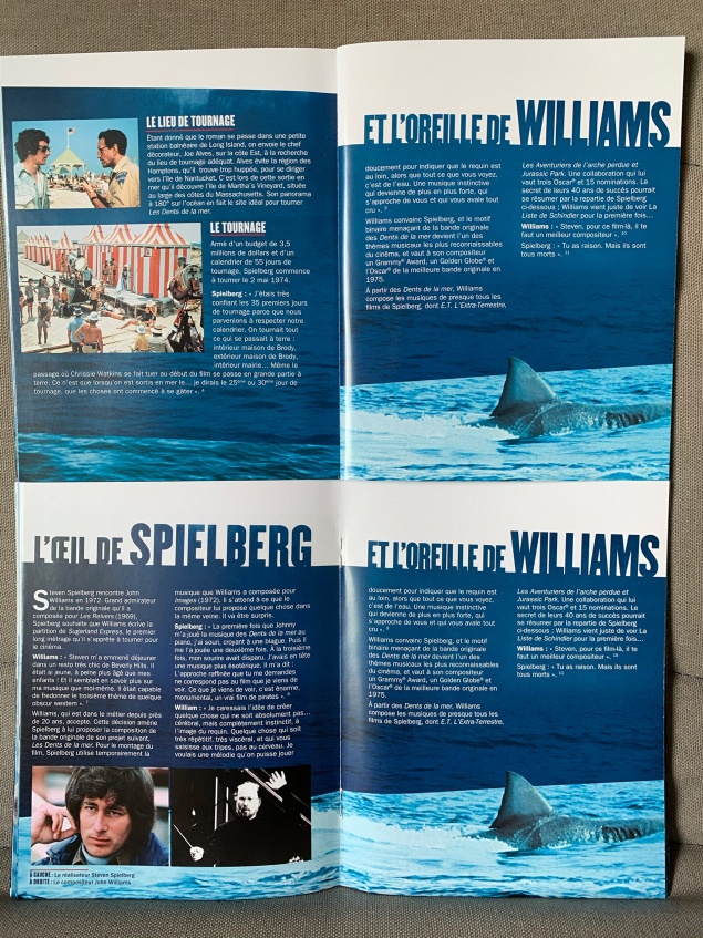 Les Dents de la mer (1975) de Steven Spielberg – Édition 45e anniversaire – Boîtier SteelBook Collector – Livret corrigé
