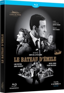 Le Bateau d'Émile (1962) de Denys de La Patellière – Packshot Blu-ray
