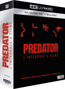 Predator – L'intégrale des 4 films – Packshot Blu-ray 4K Ultra HD