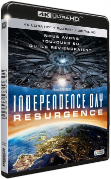 Independence Day : Resurgence (2016) de Roland Emmerich - Packshot Blu-ray 4K Ultra HD
