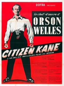 Citizen Kane (1941) de Orson Welles - Affiche