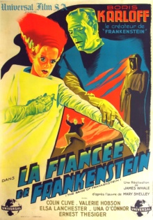 La Fiancée de Frankenstein (1935) de James Whale - Affiche
