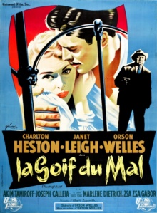 La Soif du mal (1958) de Orson Welles - Affiche