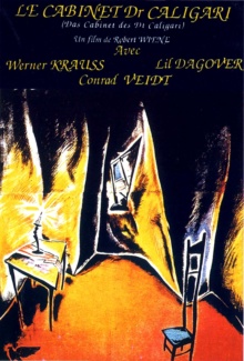Le Cabinet du docteur Caligari (1920) de Robert Wiene - Affiche