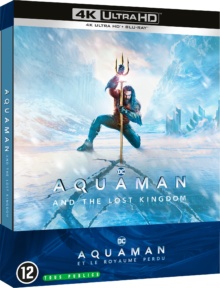Aquaman et le Royaume perdu (2023) de James Wan - Édition Boîtier Steelbook - Packshot Blu-ray 4K Ultra HD