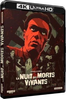 La Nuit des morts-vivants (1968) de George A. Romero - Packshot Blu-ray 4K Ultra HD