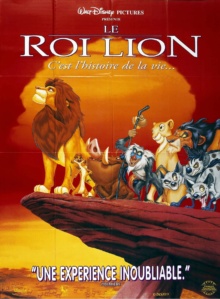 Le Roi Lion (1994) de Roger Allers, Rob Minkoff - Affiche