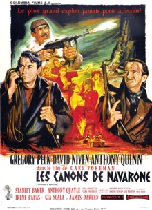 Les Canons de Navarone (1961) de J. Lee Thompson - Affiche