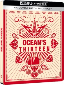 Ocean's 13 (2007) de Steven Soderbergh - Édition Boîtier SteelBook - Packshot Blu-ray 4K Ultra HD