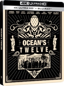 Ocean's Twelve (2004) de Steven Soderbergh - Édition Boîtier SteelBook - Packshot Blu-ray 4K Ultra HD