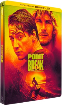 Point Break (1991) de Kathryn Bigelow - Édition SteelBook limitée - Packshot Blu-ray 4K Ultra HD